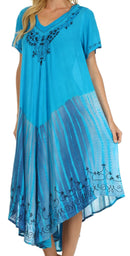 Sakkas Viveka Embroidered Caftan Dress