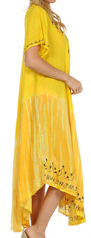 Sakkas Viveka Embroidered Caftan Dress