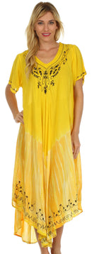 Sakkas Viveka Embroidered Caftan Dress