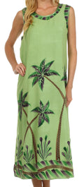 Sakkas Bali Palm Tank Dress