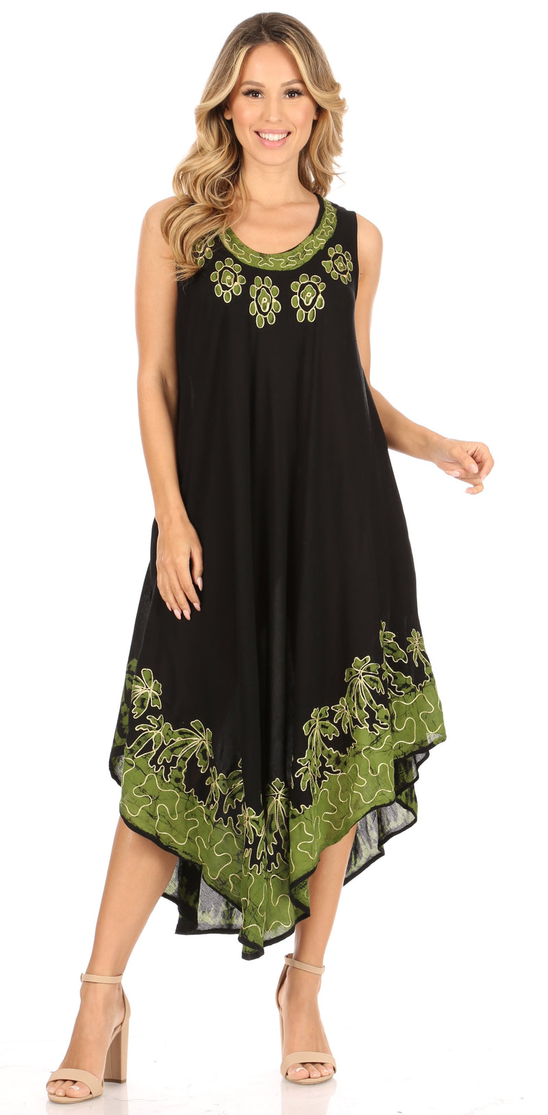 Sakkas Sundari Caftan Tank Dress / Cover Up