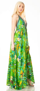 Sakkas Lizi 2 Women's Maxi High-Low Halter Handkerchief Dress Beach Party Vacation