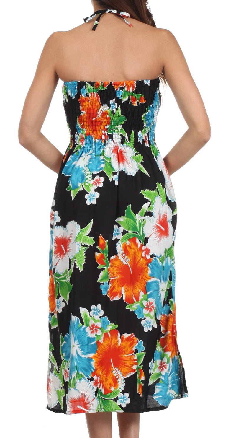 Sakkas Leena Hawaiian Tube Dress