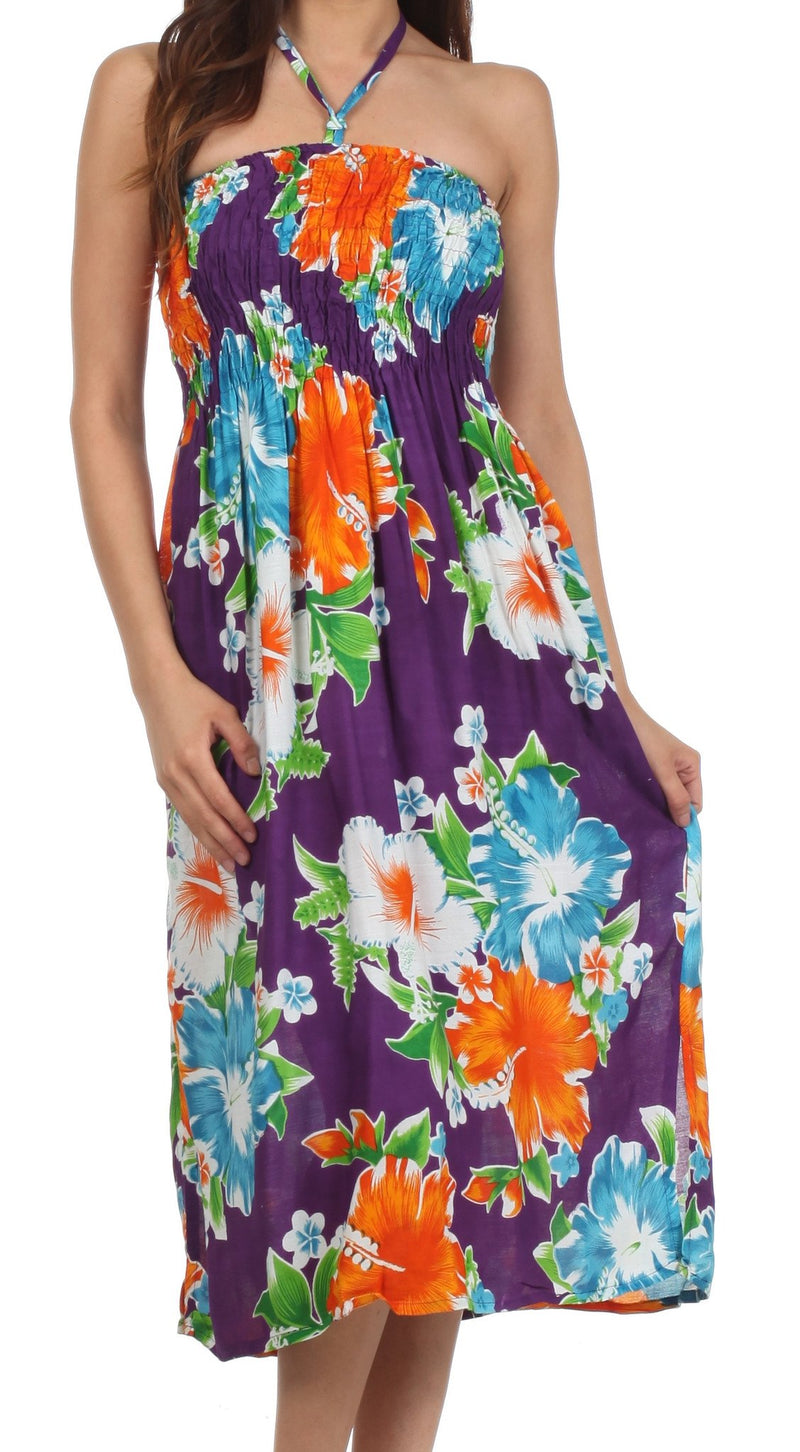 Sakkas Leena Hawaiian Tube Dress