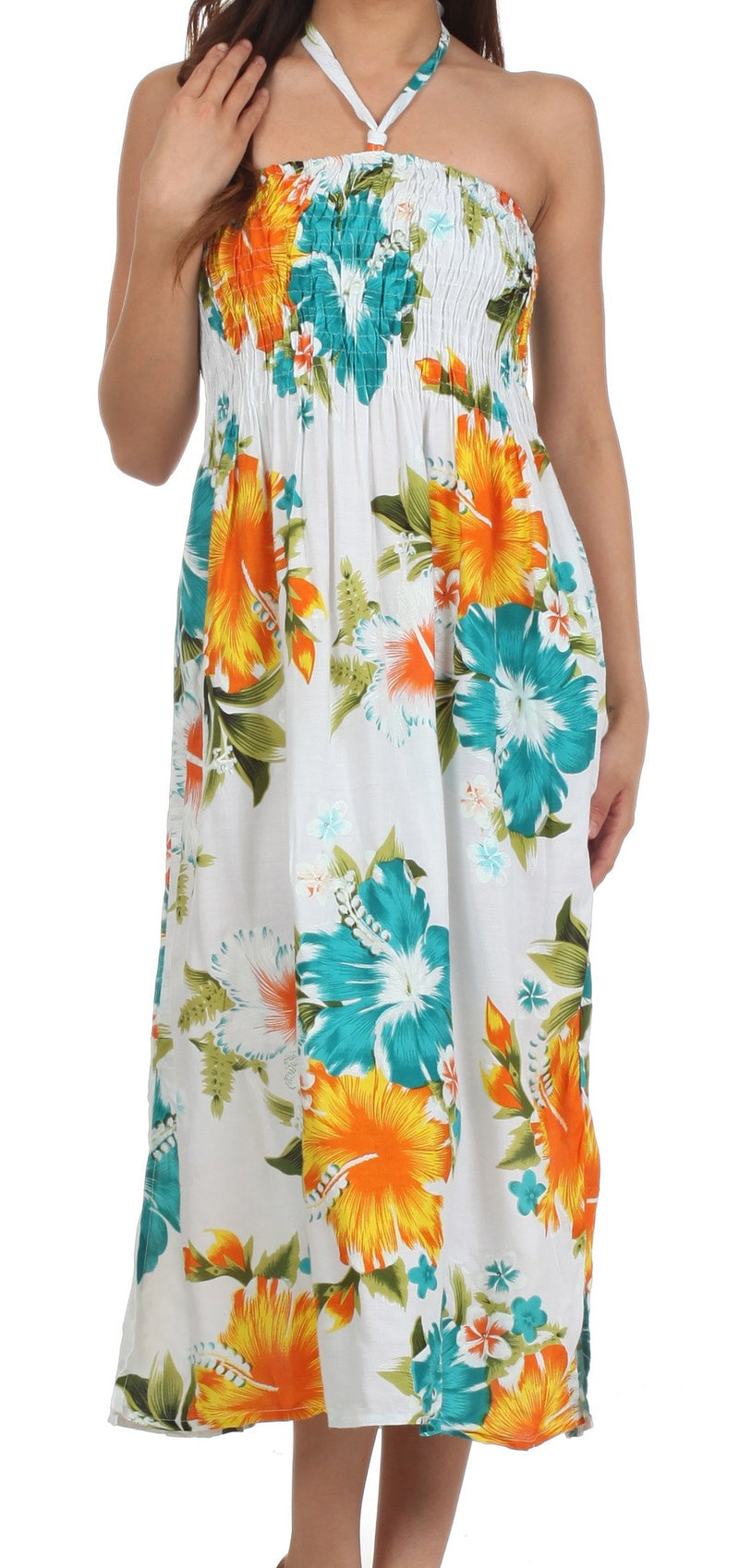 Sakkas Leena Hawaiian Tube Dress