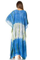 Sakkas Catia Women's Boho Casual Long Maxi Caftan Dress Kaftan Cover-up LougeWear