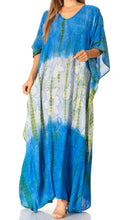 Sakkas Catia Women's Boho Casual Long Maxi Caftan Dress Kaftan Cover-up LougeWear