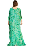Sakkas Catia Women's Boho Casual Long Maxi Caftan Dress Kaftan Cover-up LougeWear