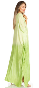 Sakkas Pilar Petit Women's Casual Long Short Sleeve Beach Maxi Caftan Kaftan Dress