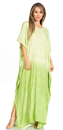 Sakkas Pilar Petit Women's Casual Long Short Sleeve Beach Maxi Caftan Kaftan Dress