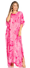 Sakkas Pilar Petit Women's Casual Long Short Sleeve Beach Maxi Caftan Kaftan Dress