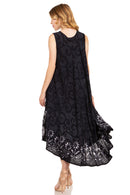 Sakkas Starlight Second Caftan Tank Dress/Cover Up Tie Dye Womens Beach Kaftan
