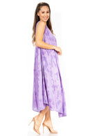Sakkas Starlight Second Caftan Tank Dress/Cover Up Tie Dye Womens Beach Kaftan