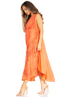 Sakkas Starlight Fourth Women's Tie Dye Caftan Tank Dress/Cover Up  Beach Kaftan