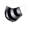 Sakkas Women's Unisex Cotton Washable Reusable Face Dust Mask Floral Print Elastic#color_10-BlackWhite