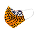 Sakkas Women's Unisex Cotton Washable Reusable Face Dust Mask Floral Print Elastic#color_12-Orange