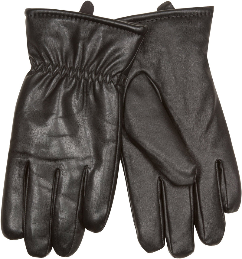 Sakkas Timothy Leather Plush Lined Gloves