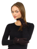 Sakkas Classic Faux Fur Wool Touchscreen Gloves