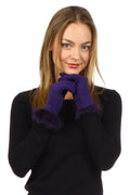 Sakkas Fleece Lined Faux Fur Touchscreen Gloves