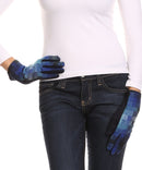 Sakkas Kade Pixel Ombre Multi Colored Patterned Warm Touch Screen Winter Gloves