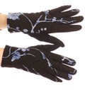 Sakkas Liya Classic Warm Driving Touch Screen Capable Stretch Gloves Fleece Lined#color_17100-Blue