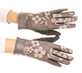 Sakkas Liya Classic Warm Driving Touch Screen Capable Stretch Gloves Fleece Lined#color_17101-medium/Grey