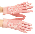 Sakkas Liya Classic Warm Driving Touch Screen Capable Stretch Gloves Fleece Lined#color_17101-rose