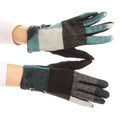 Sakkas Liya Classic Warm Driving Touch Screen Capable Stretch Gloves Fleece Lined#color_17102-teal