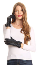 Sakkas Liya Classic Warm Driving Touch Screen Capable Stretch Gloves Fleece Lined