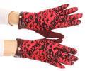 Sakkas Liya Classic Warm Driving Touch Screen Capable Stretch Gloves Fleece Lined#color_1799-Burgundy