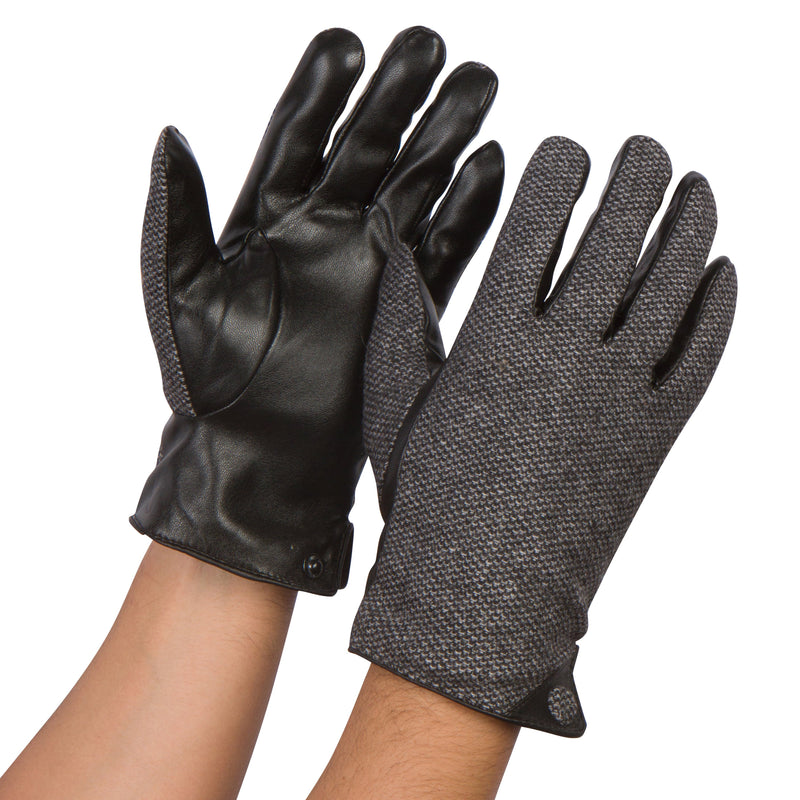 Sakkas Enes Warm Fleece Lined Driving Gloves Vegan  Minimal Commute Casual