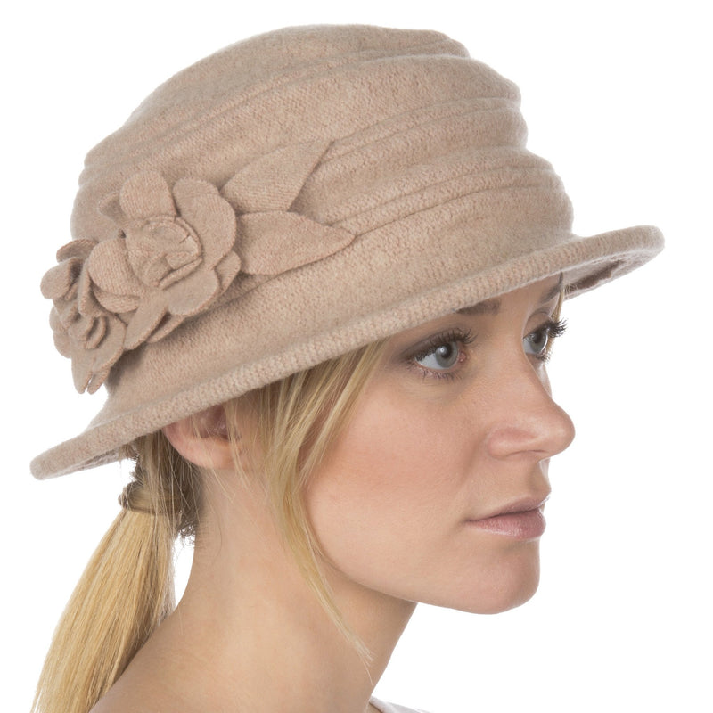 Sakkas Begonia Blossom Wool Hat