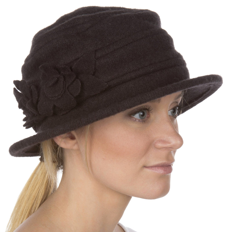 Sakkas Begonia Blossom Wool Hat
