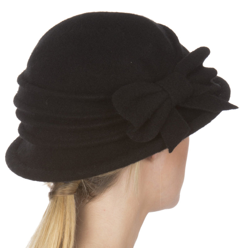 Sakkas Loren Bow Wool Hat