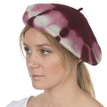 Sakkas Willow Wool Slouch Beret#color_Burgundy