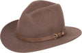 Sakkas Grant Western Style Wide Brim Wool Fedora