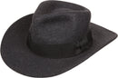 Sakkas Flynn Grosgrain Bow Wide Brim Wool Fedora