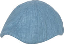 Sakkas Herren Leinen Schiebermütze Newsboy Ivy Flat Cap