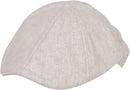 Sakkas Herren Leinen Schiebermütze Newsboy Ivy Flat Cap
