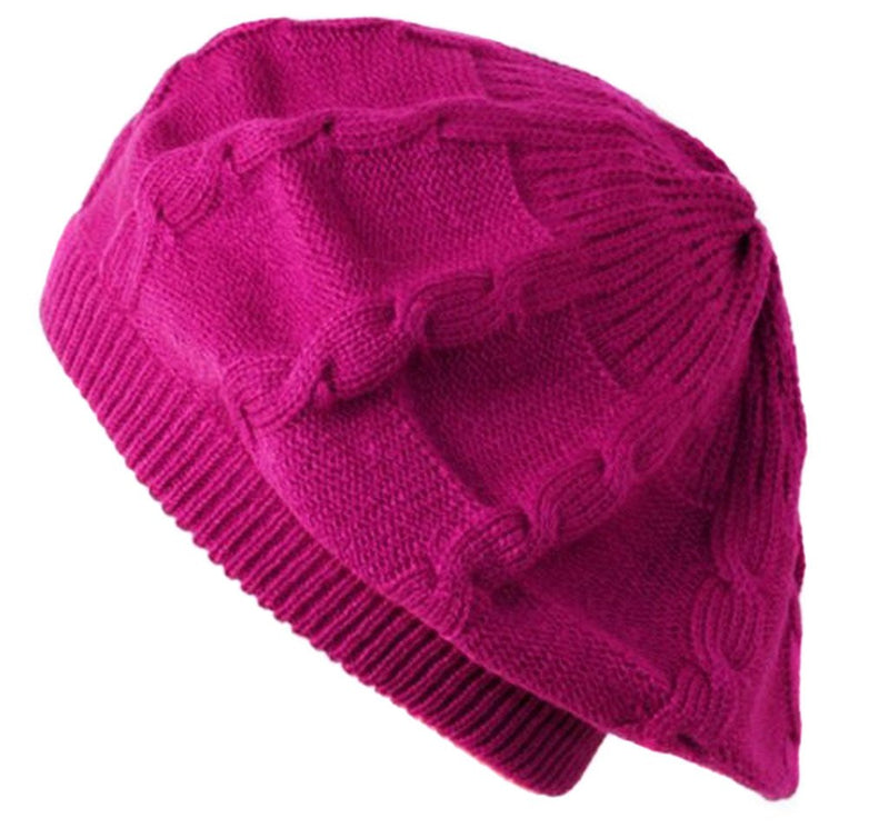 Sakkas Cable Knitted Light Slouch Fashion Beanie /Beret /Winter Hat