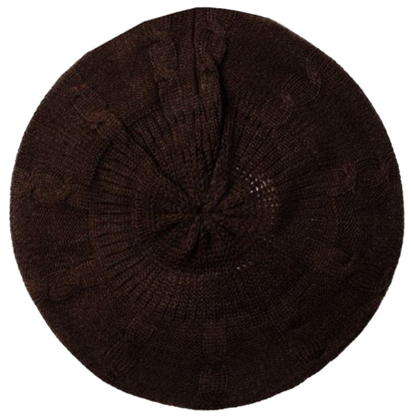 Sakkas Cable Knitted Light Slouch Fashion Beanie /Beret /Winter Hat