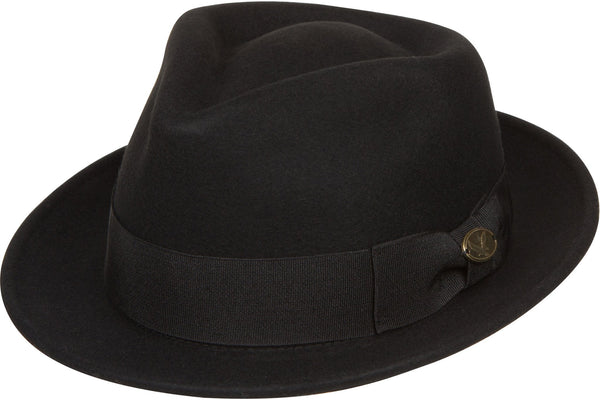 Sakkas Hudson Homburg Wool Fedora