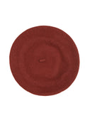 Classic Wool Warm Thick Fashion French Beret#color_Chocolate