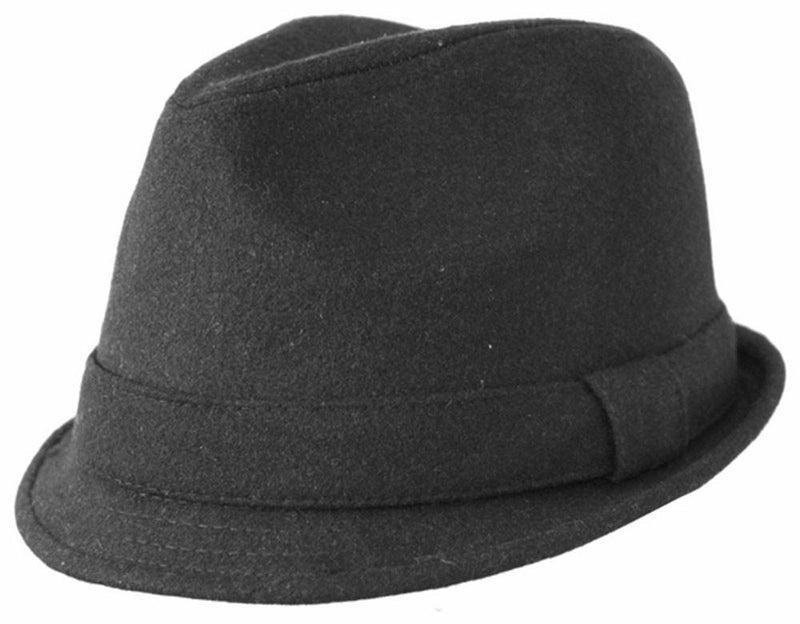 Sakkas Monochrome Modern Narrow Brim Wool Fedora