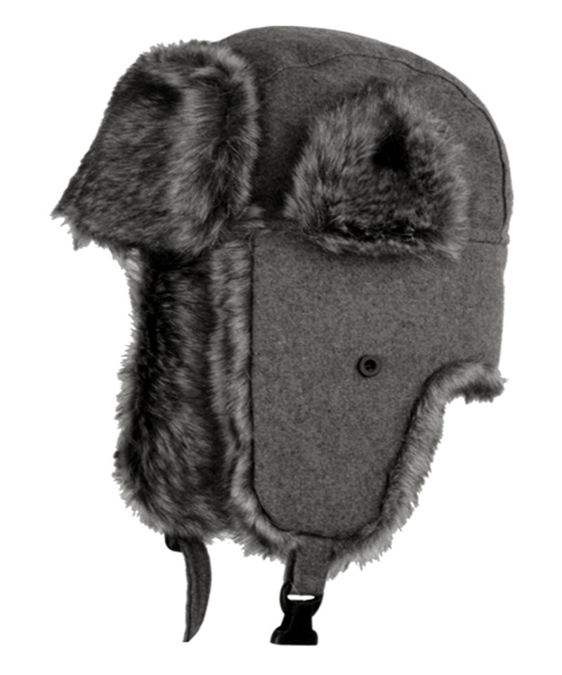 Sakkas Unisex Faux Fur Lined Trooper Hat