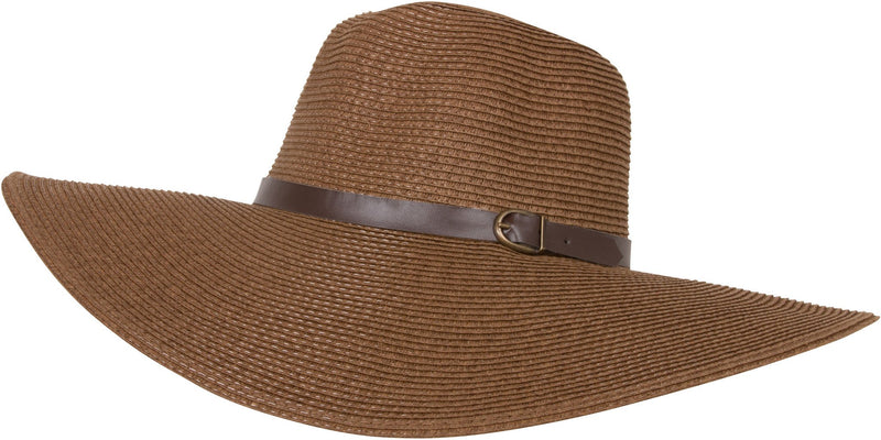 Sakkas Women's Western Style UPF 50+ Wide Brim Straw Hat