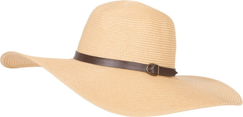 Sakkas Women's Western Style UPF 50+ Wide Brim Straw Hat