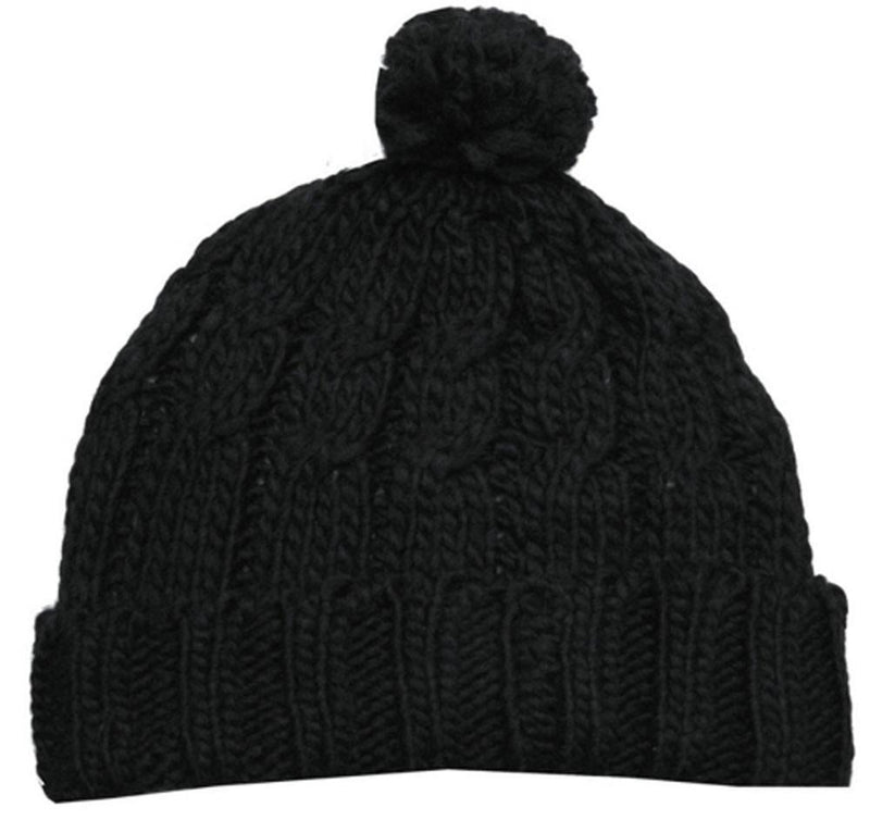 Sakkas Pom Pom Cable Knit Cuffed Winter Beanie/ Hat/ Cap ( 8 Colors )