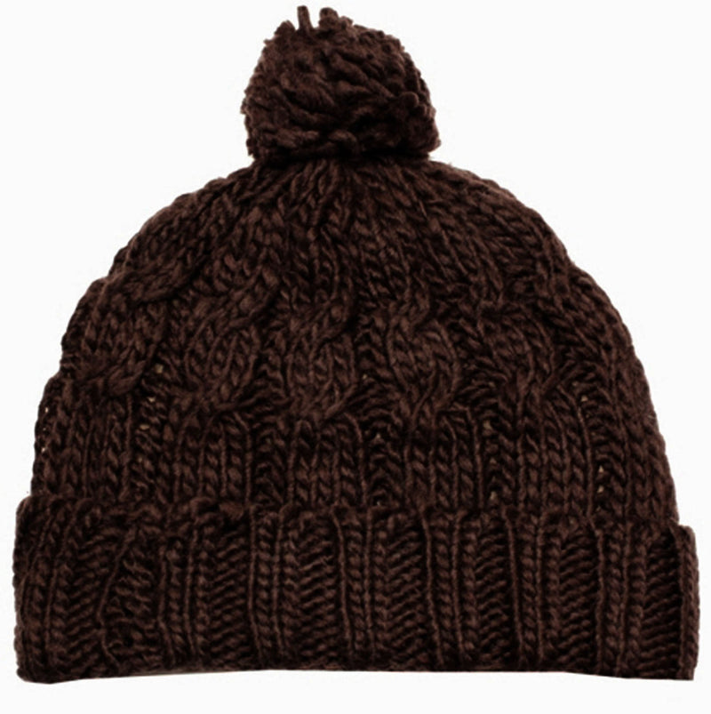 Sakkas Pom Pom Cable Knit Cuffed Winter Beanie/ Hat/ Cap ( 8 Colors )