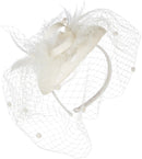 Sakkas Antoinette Feather Fascinator